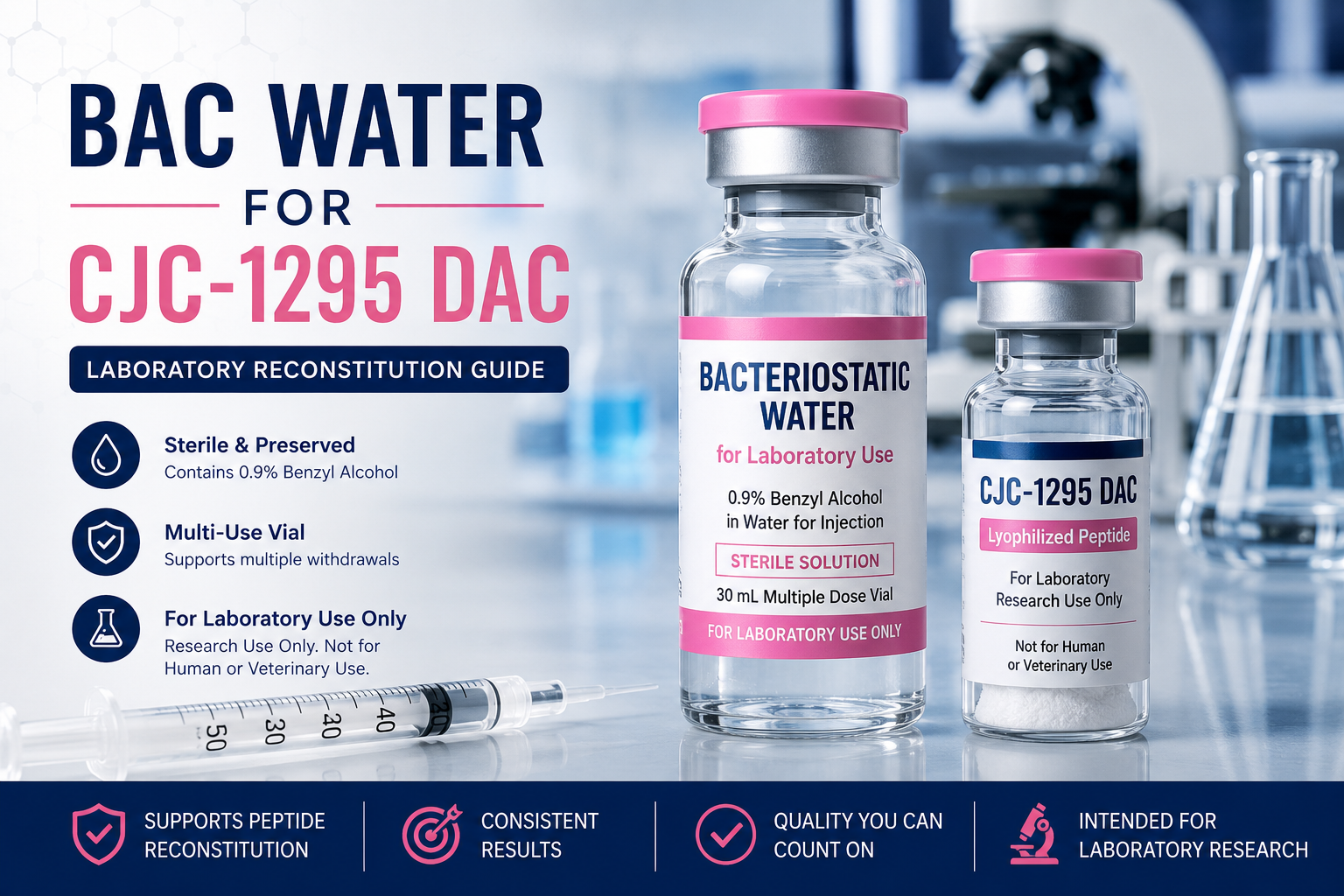 bac water for CJC-1295 DAC