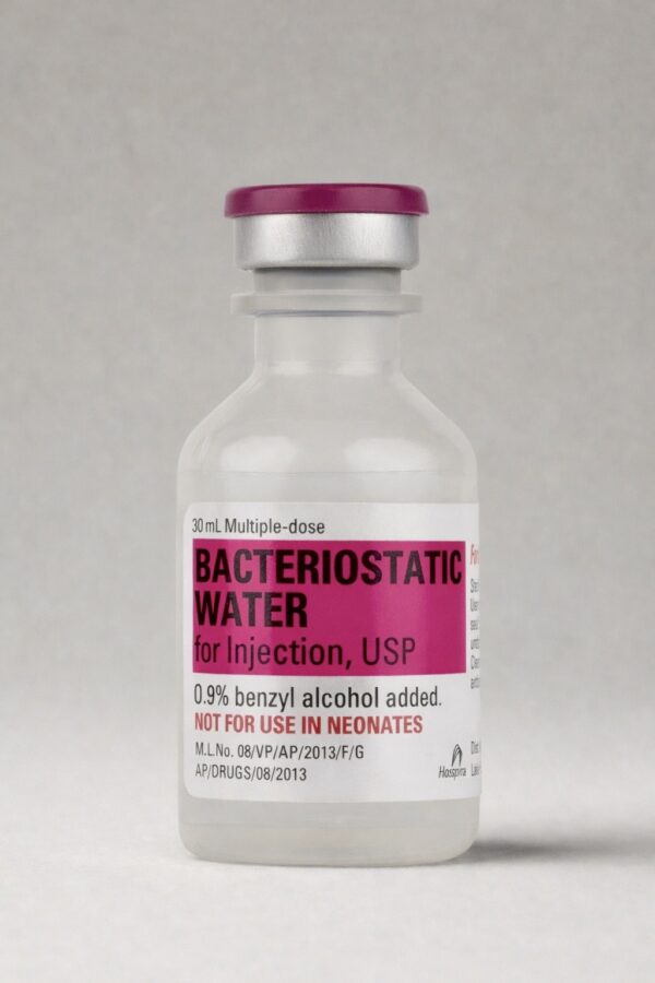 hospira bacteriostatic water label