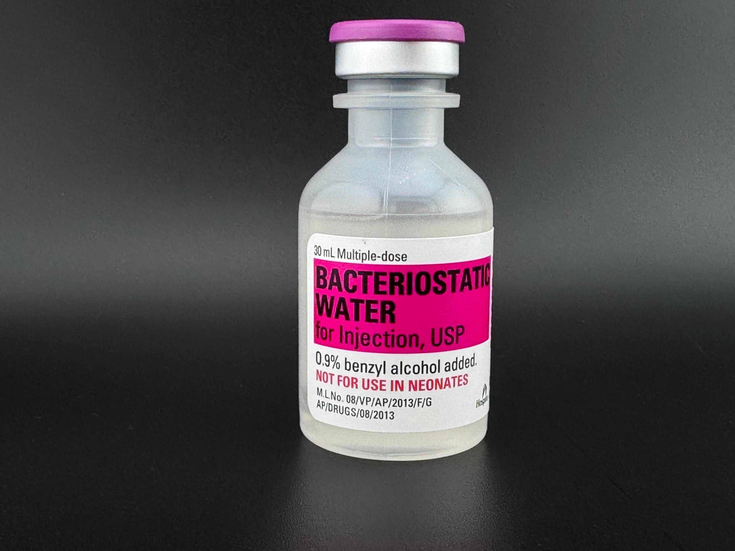 bacteriostatic water contamination