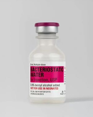 Hospira bacteriostatic water dose