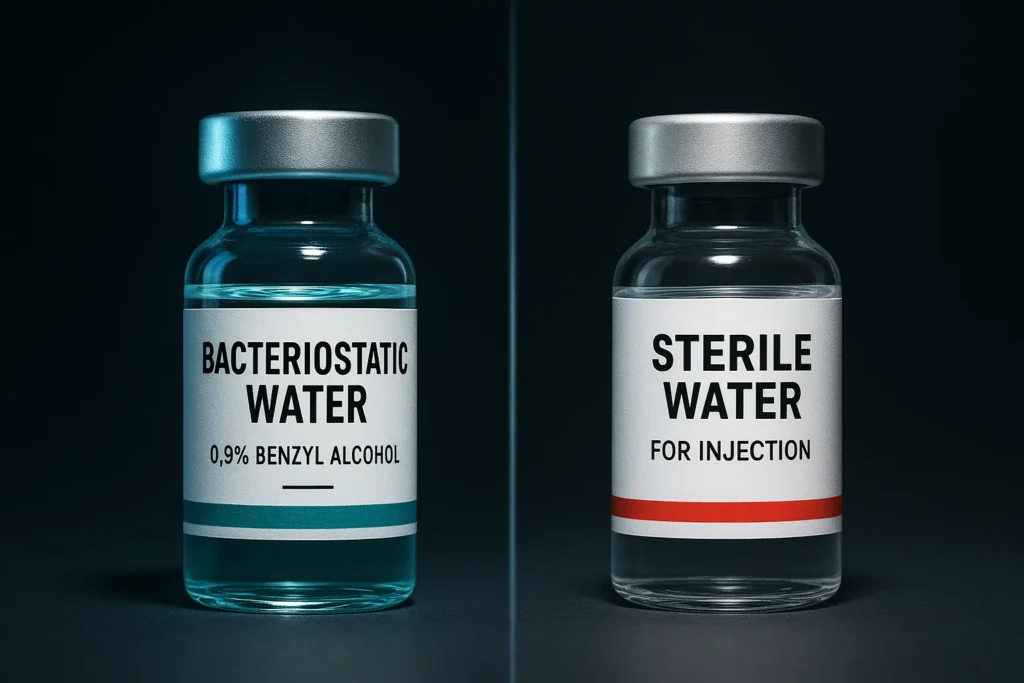 bacteriostatic water vs saline